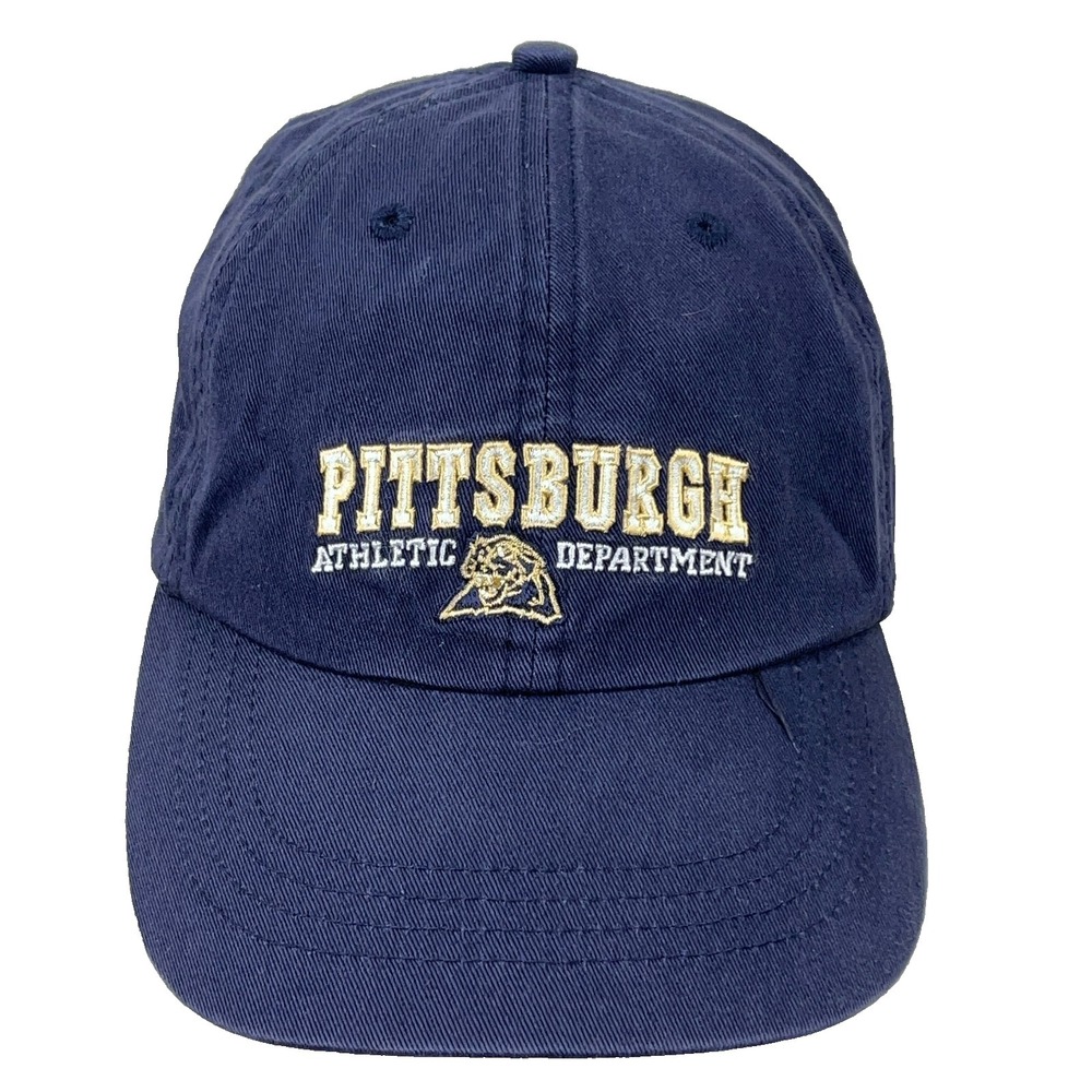 Vintage Y2K Aeropostale Hat Cap Strap Back Blue Twill Pittsburg Panthers Adult